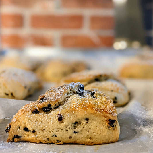 scones baked fresh