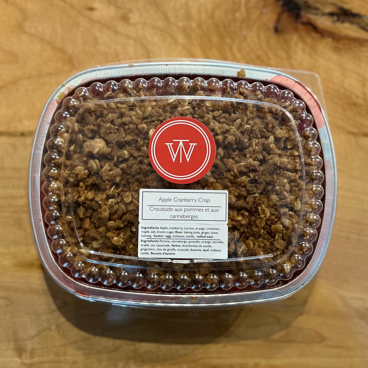 Apple rhubarb Crisp